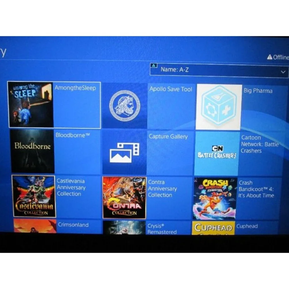 Ps4 Playstation 4 Gold Limited Edition With 60+Games Upgraded 1TB Fire Cuda